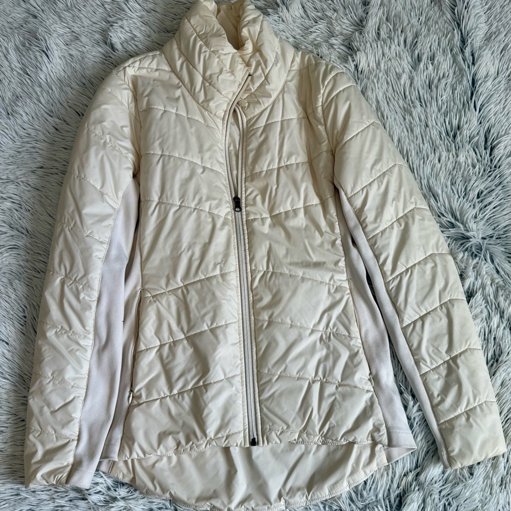 CALIA by Carrie Underwood White Athletic Puffer Jacket